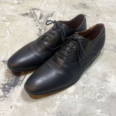 画像1: UPPER WOVEN LEATHER DRESS SHOES / 27cm (1)