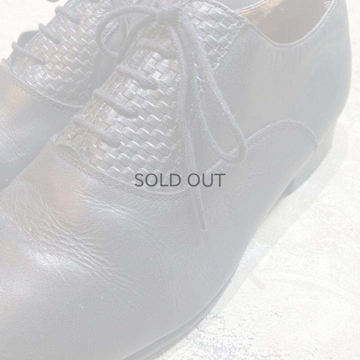 画像4: UPPER WOVEN LEATHER DRESS SHOES / 27cm (4)