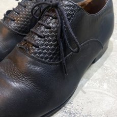 画像4: UPPER WOVEN LEATHER DRESS SHOES / 27cm (4)