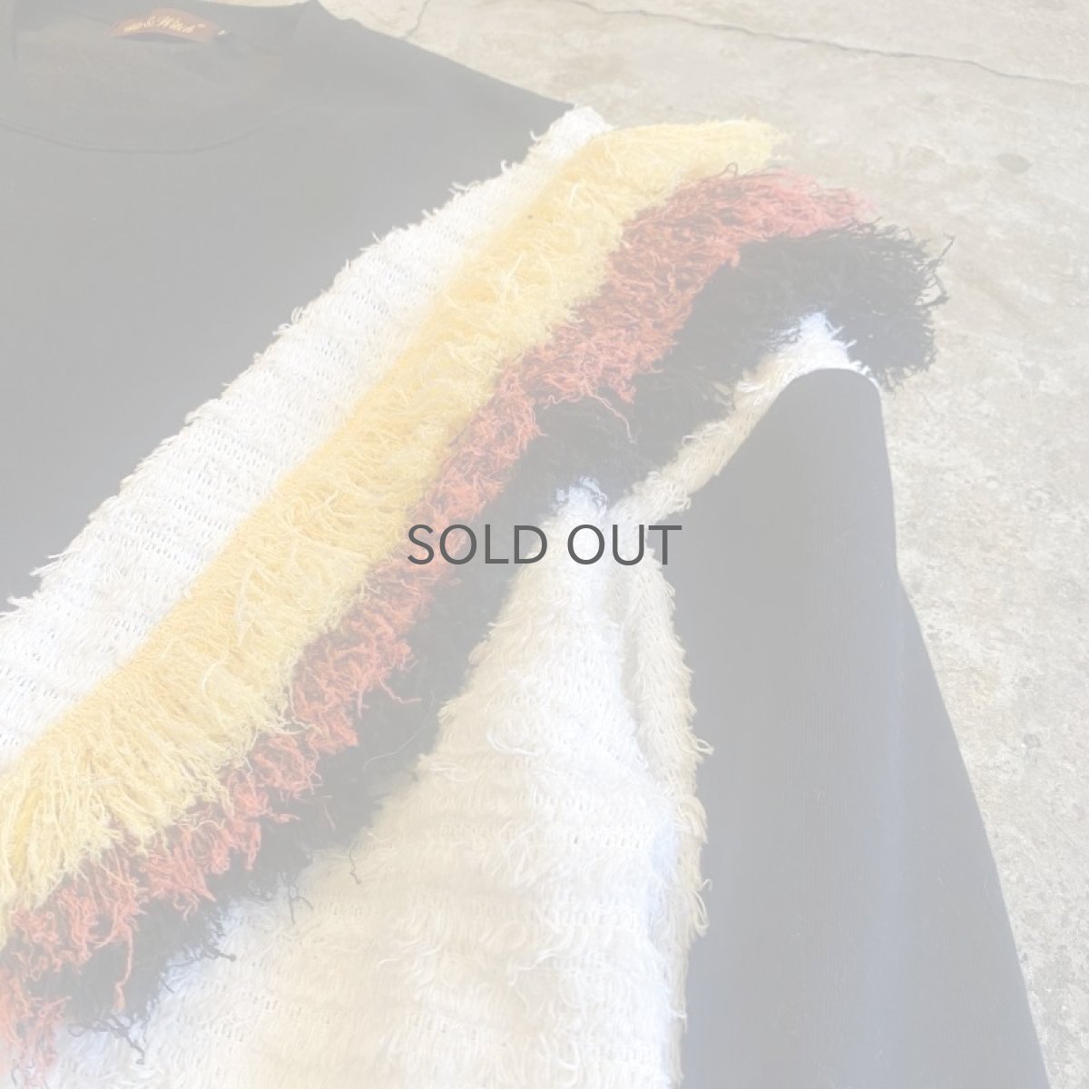 画像4: 【Wiz&Witch】"UNITED" FRINGE MIX FUTURE SWEAT / OS (4)