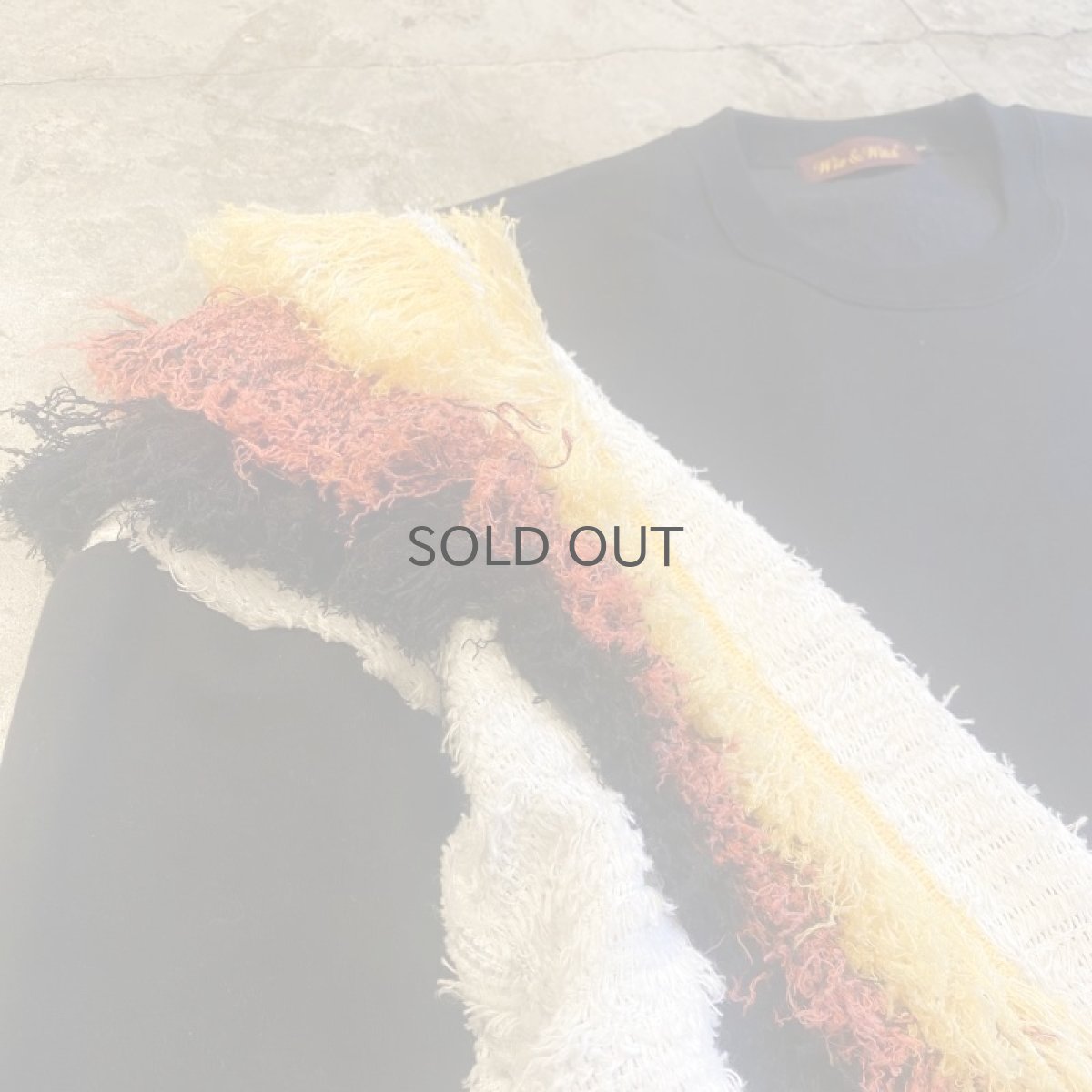 画像3: 【Wiz&Witch】"UNITED" FRINGE MIX FUTURE SWEAT / OS (3)