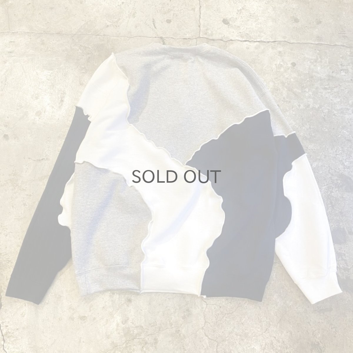 画像2: 【Wiz&Witch】"OUT STITCH" KNIT MIX FUTURE SWEAT / OS (2)