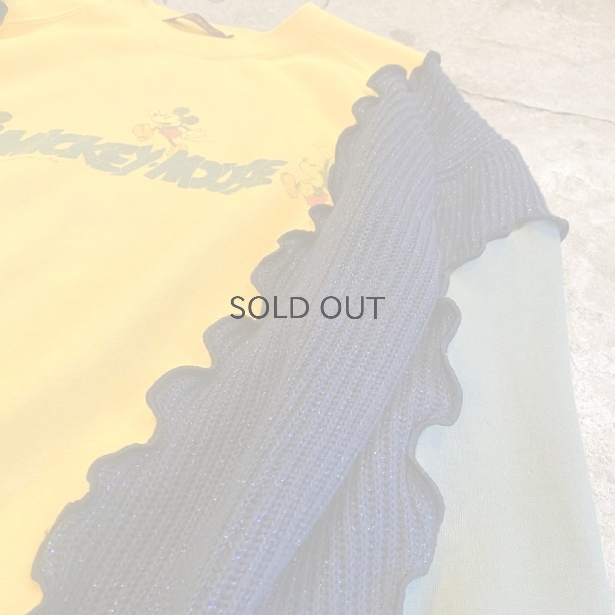 画像4: 【Wiz&Witch】"UNITED" OLD MICKEY FUTURE SWEATER / OS (4)