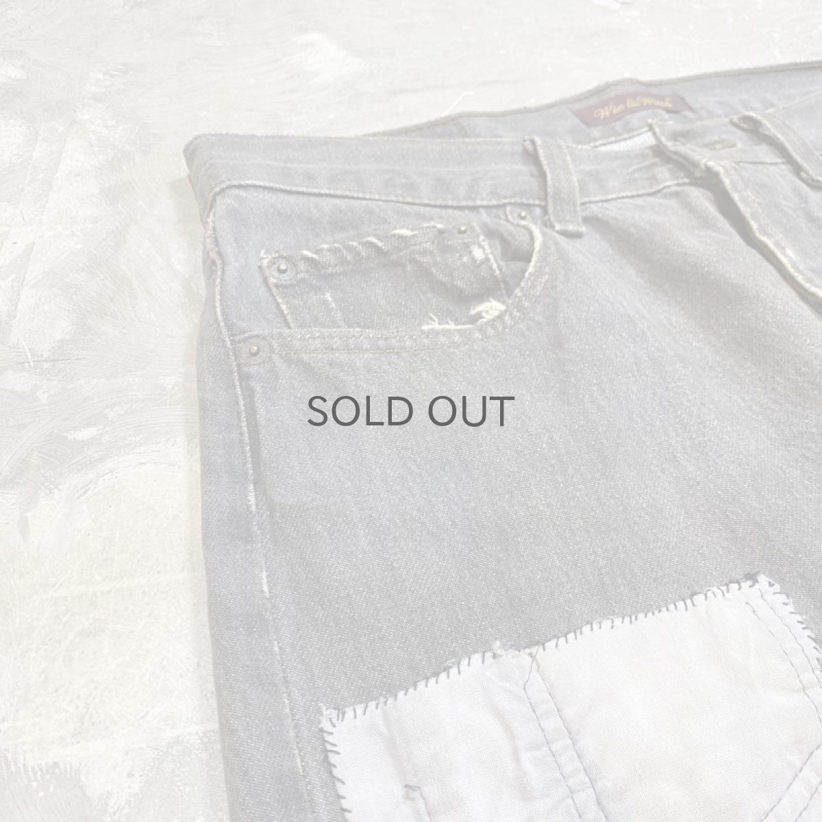 画像3: 【Wiz&Witch】"DIRTY BEAUTIFUL" PATCH ART JEANS / W32 (3)