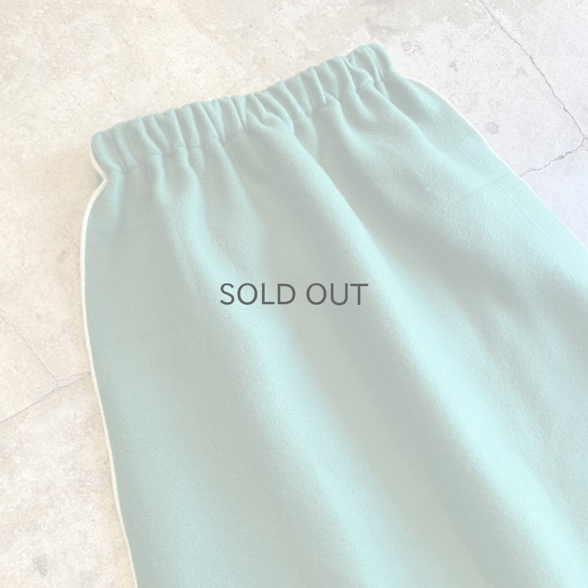 画像4: 【Wiz&Witch】"OUT STITCH" BACK SLIT FLEECE LONG SKIRT / FREE (4)