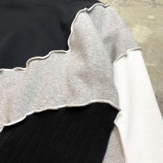 画像4: 【Wiz&Witch】"OUT STITCH" KNIT MIX FUTURE SWEAT / OS (4)