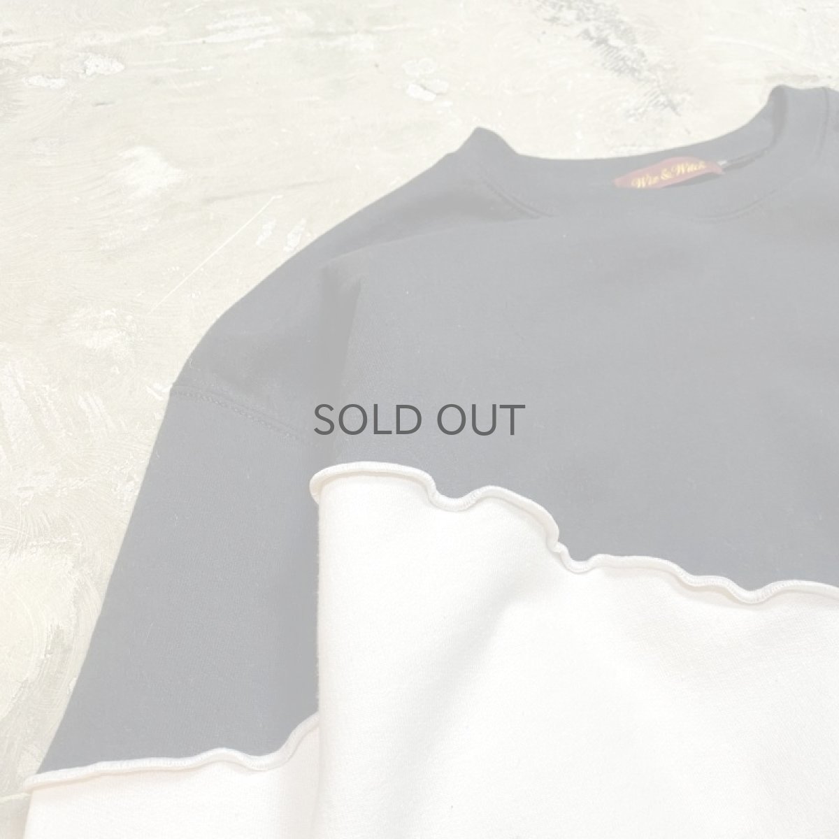 画像3: 【Wiz&Witch】"OUT STITCH" KNIT MIX FUTURE SWEAT / OS (3)