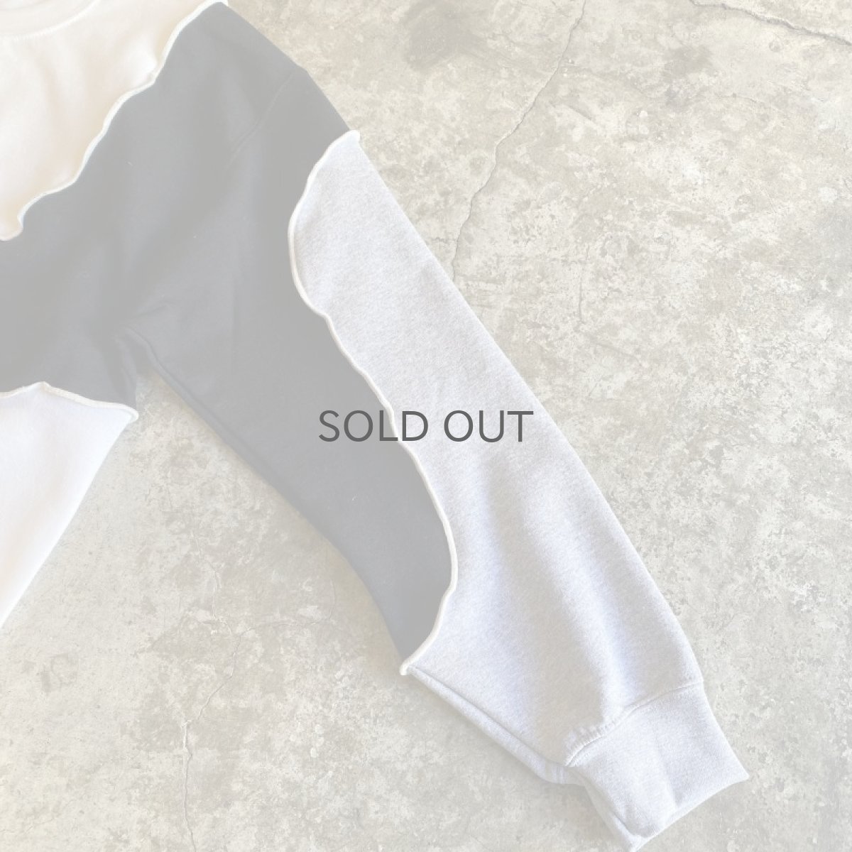 画像6: 【Wiz&Witch】"OUT STITCH" KNIT MIX FUTURE SWEAT / OS (6)