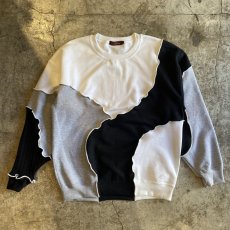 画像1: 【Wiz&Witch】"OUT STITCH" KNIT MIX FUTURE SWEAT / OS (1)