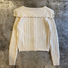 画像2: SAILOR DESIGN KNIT CARDIGAN / Ladies S (2)