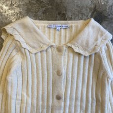 画像5: SAILOR DESIGN KNIT CARDIGAN / Ladies S (5)