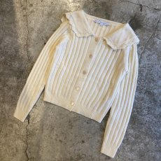 画像4: SAILOR DESIGN KNIT CARDIGAN / Ladies S (4)