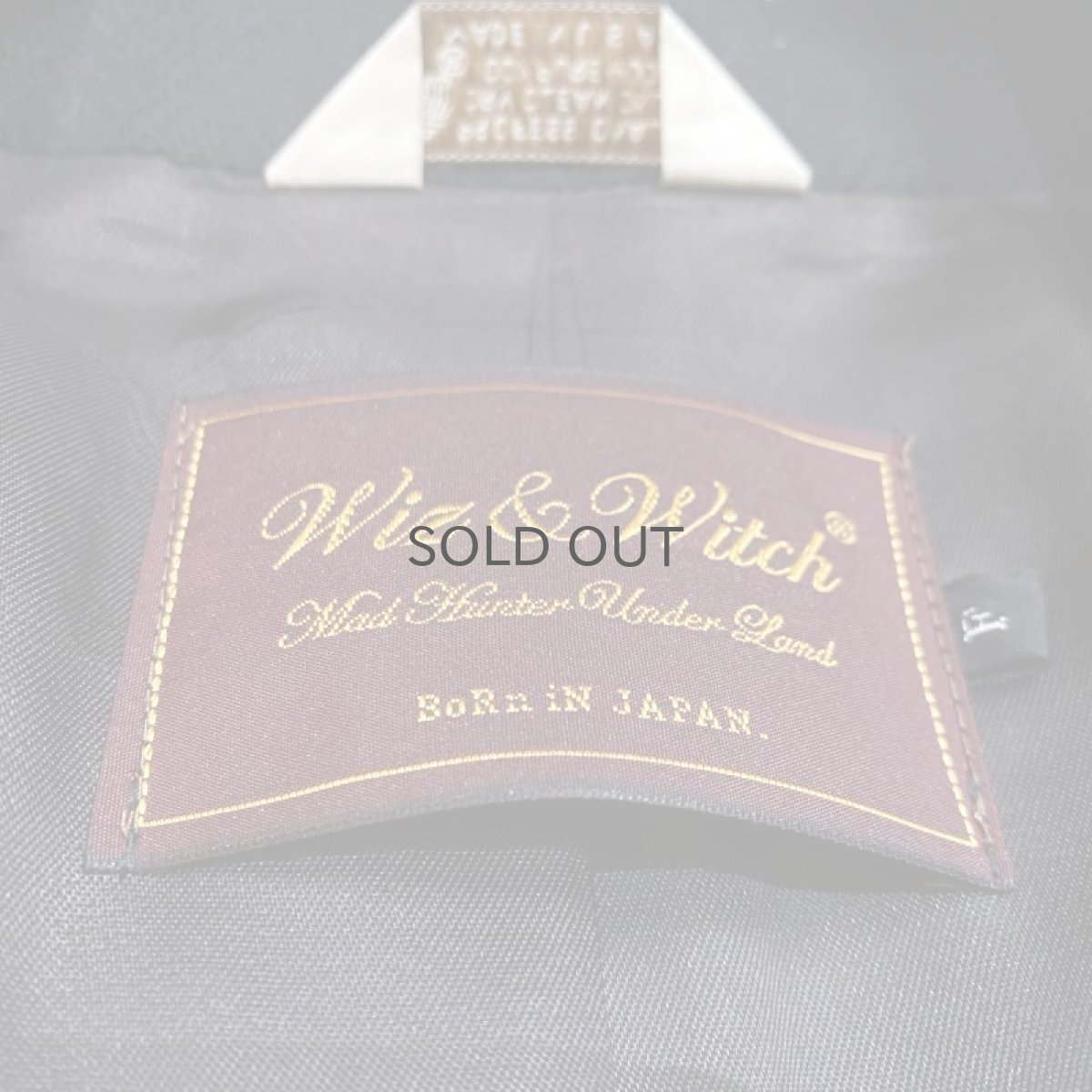 画像8: 【Wiz&Witch】"WEIRD" SHOULDER OFF TAYLOR JACKET / OS (8)