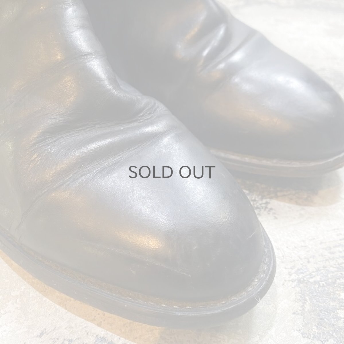 画像3: 【JUSTIN】WESTERN BLACK LEATHER BOOTS / 8.5 (3)