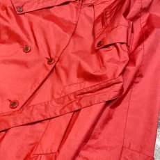 画像4: LUSTER RED COLOR NO COLLAR COAT / Mens M (4)