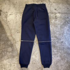 画像2: 2WAY ZIP DESIGN SWEAT PANTS / ~W30(S) (2)