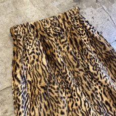 画像3: 【Wiz&Witch】"1950" LEOPARD BACK SLIT LONG SKIRT / FREE (3)