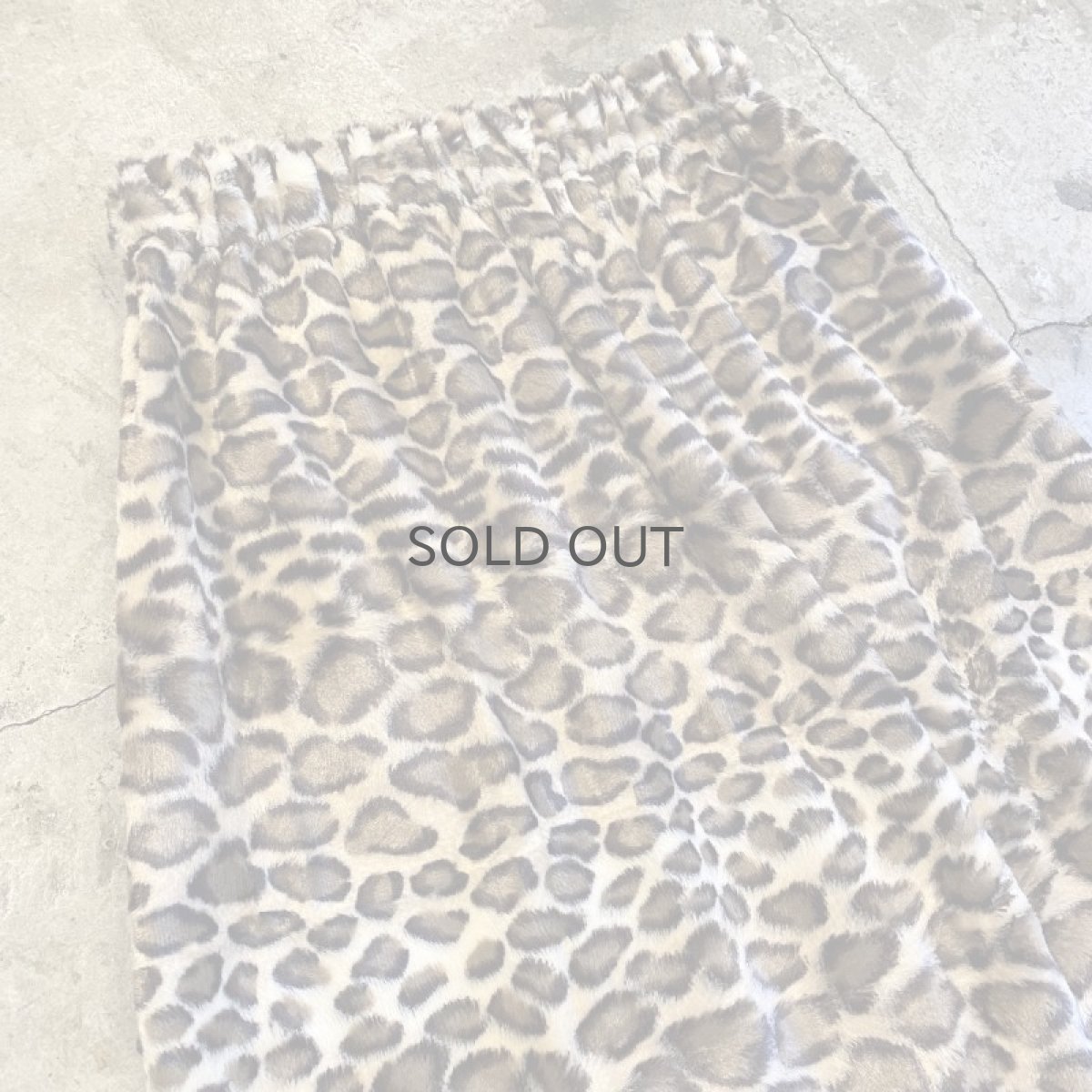 画像3: 【Wiz&Witch】"1950" LEOPARD BACK SLIT LONG SKIRT / FREE (3)