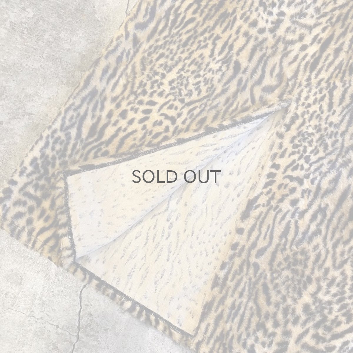 画像7: 【Wiz&Witch】"1950" LEOPARD BACK SLIT LONG SKIRT / FREE (7)