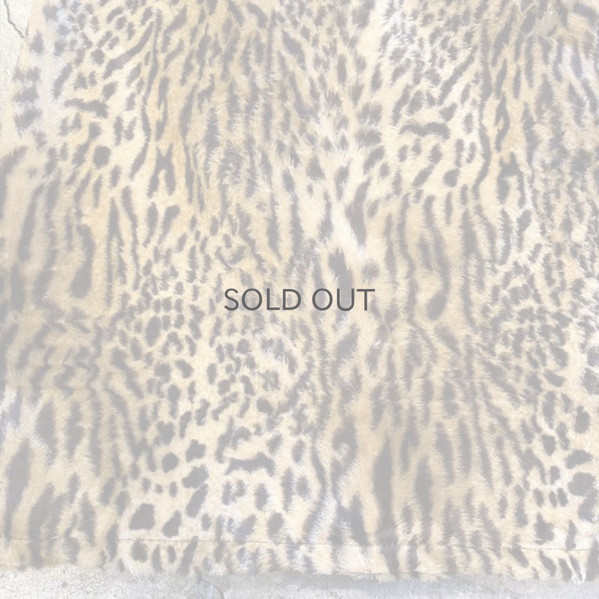 画像5: 【Wiz&Witch】"1950" LEOPARD BACK SLIT LONG SKIRT / FREE (5)