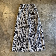 画像2: 【Wiz&Witch】"1950" ZEBRA FUR BACK SLIT LONG SKIRT / FREE (2)
