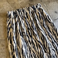 画像3: 【Wiz&Witch】"1950" ZEBRA FUR BACK SLIT LONG SKIRT / FREE (3)