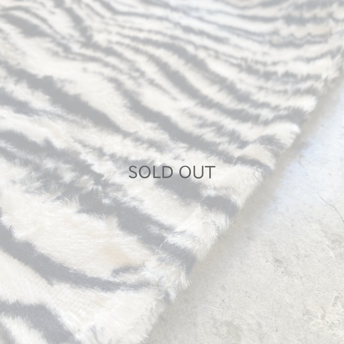 画像8: 【Wiz&Witch】"1950" ZEBRA FUR BACK SLIT LONG SKIRT / FREE (8)