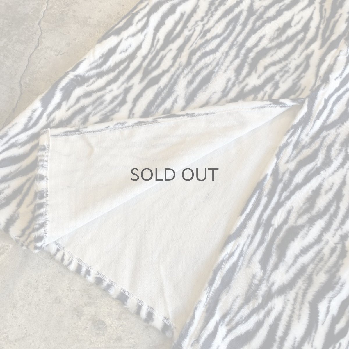 画像6: 【Wiz&Witch】"1950" ZEBRA FUR BACK SLIT LONG SKIRT / FREE (6)