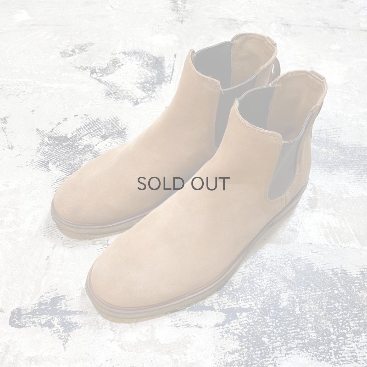 画像1: 【CLARKS】SIDE GORE SUEDE LEATHER BOOTS / US8 (1)