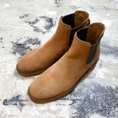 画像1: 【CLARKS】SIDE GORE SUEDE LEATHER BOOTS / US8 (1)