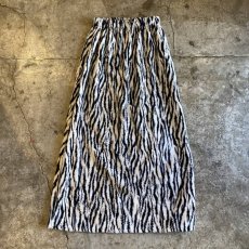 画像1: 【Wiz&Witch】"1950" ZEBRA FUR BACK SLIT LONG SKIRT / FREE (1)