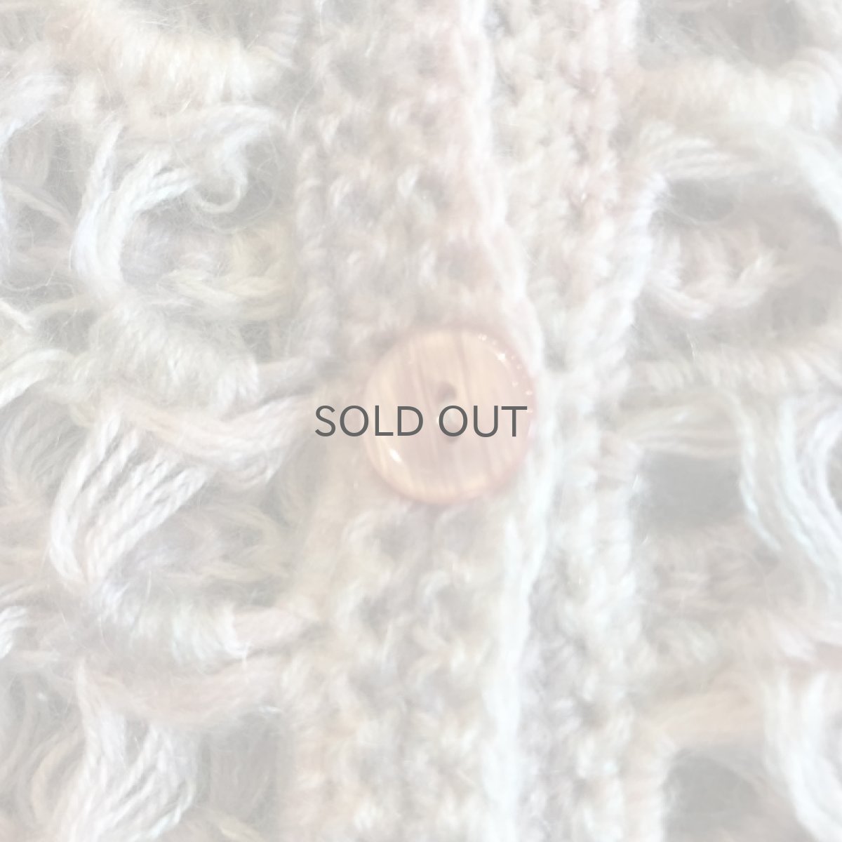 画像8: MIX COLOR 2 WAY DESIGN CROCHET KNIT CARDIGAN / Ladies M (8)