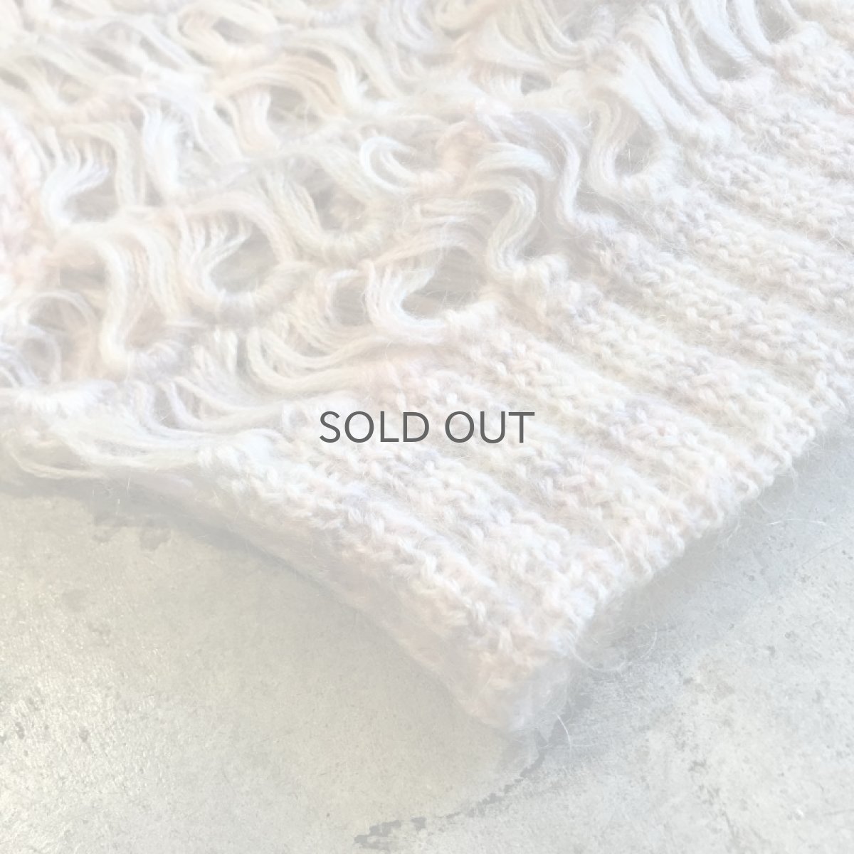 画像3: MIX COLOR 2 WAY DESIGN CROCHET KNIT CARDIGAN / Ladies M (3)