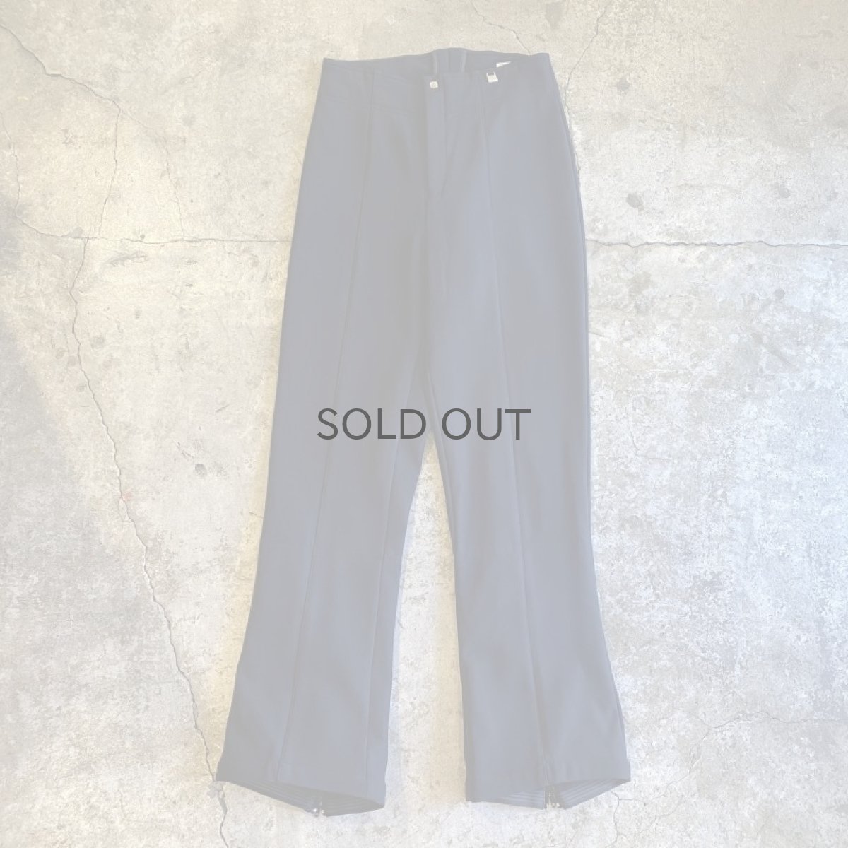 画像1: SKI WEAR BACK ZIP DESIGN PANTS / W27(10) (1)