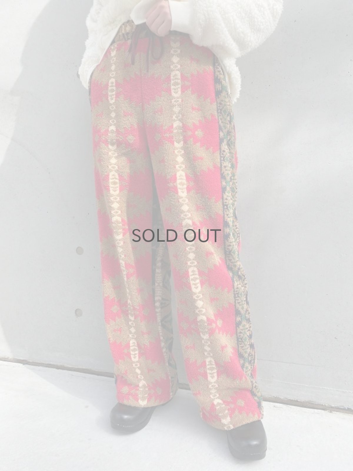 画像10: 【Wiz&Witch】"DIRTY BEAUTIFUL" OLD FABRIC PANTS / FREE (10)