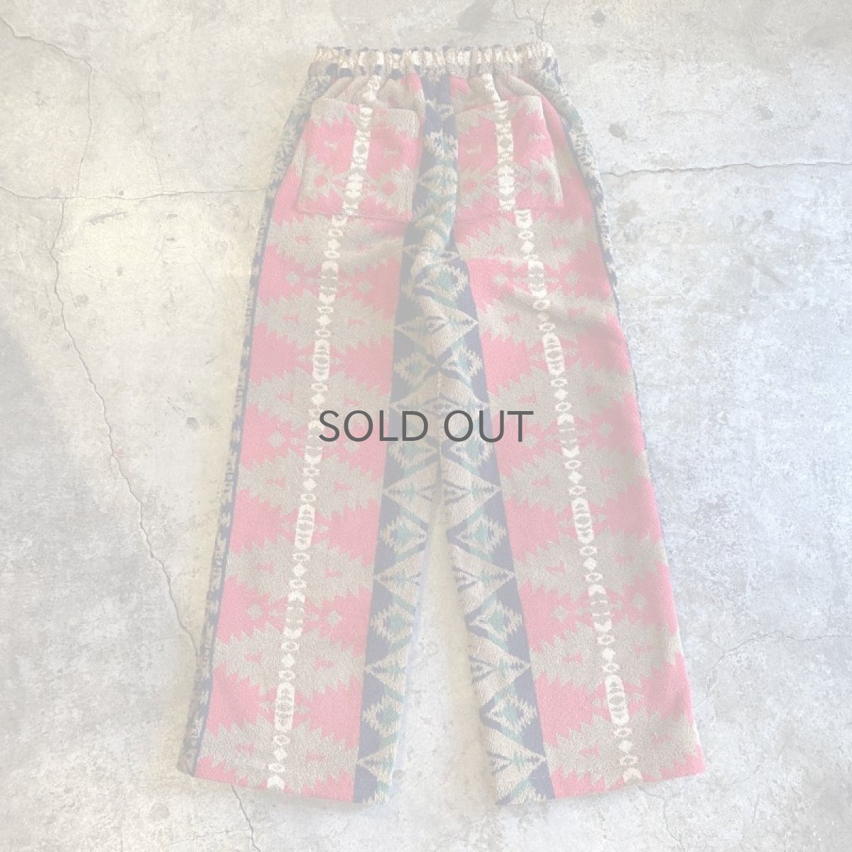 画像2: 【Wiz&Witch】"DIRTY BEAUTIFUL" OLD FABRIC PANTS / FREE (2)