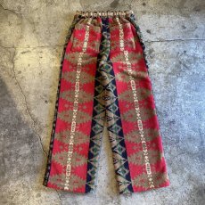 画像2: 【Wiz&Witch】"DIRTY BEAUTIFUL" OLD FABRIC PANTS / FREE (2)