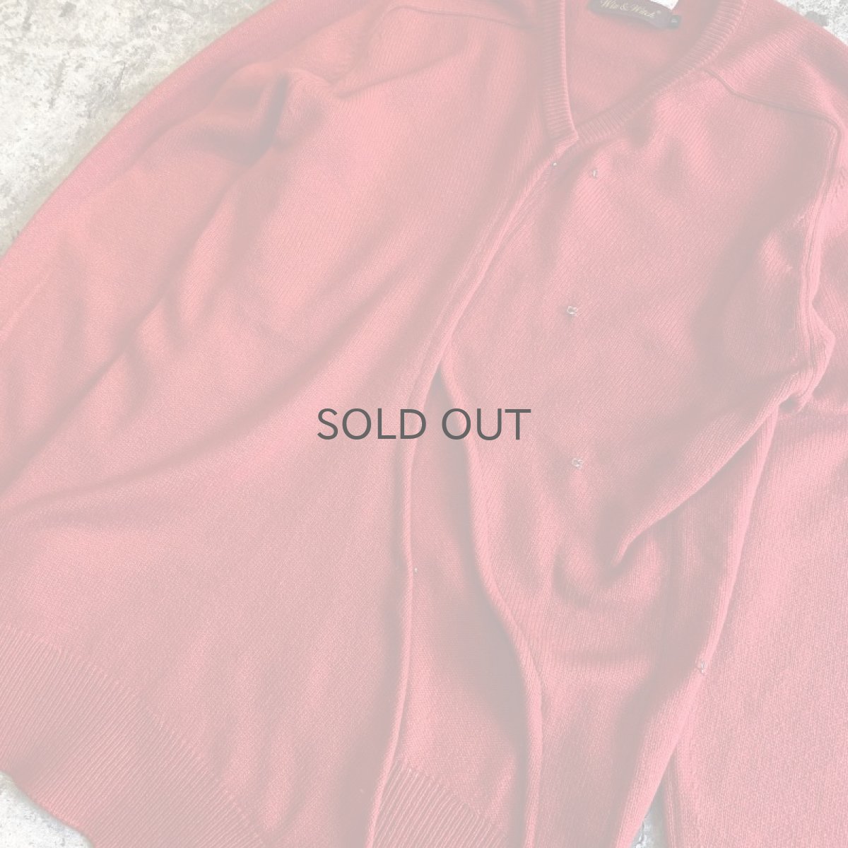 画像6: 【Wiz&Witch】"WEIRD" HOOK UP DEFORMATION CARDIGAN / OS (6)