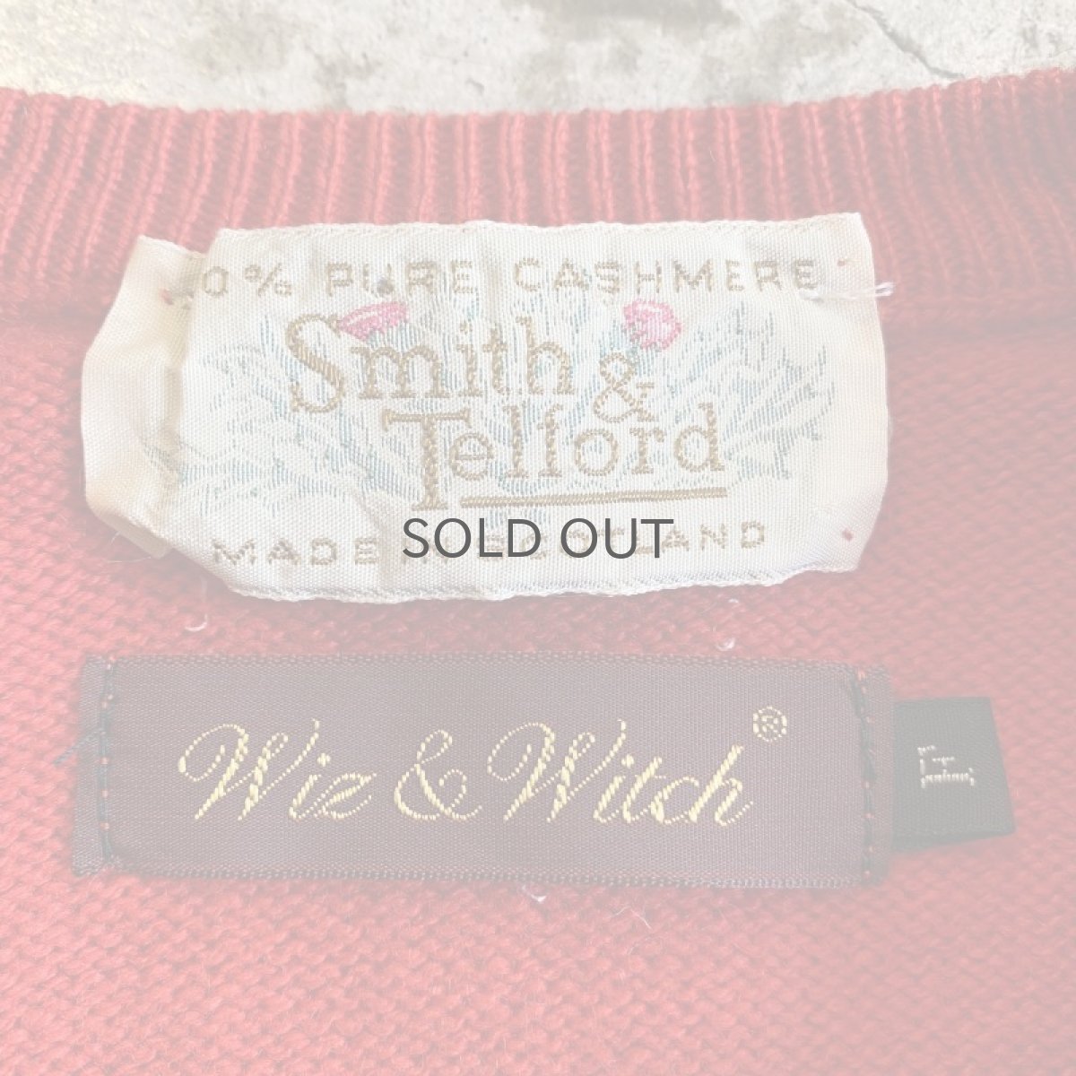 画像10: 【Wiz&Witch】"WEIRD" HOOK UP DEFORMATION CARDIGAN / OS (10)