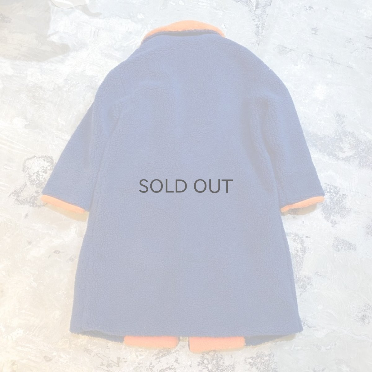 画像2: 【Wiz&Witch】BICOLOR BOA MIDDLE COAT / OS (2)