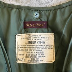 画像10: 【Wiz&Witch】"HOOK UP" OLD MILITARY LINER JACKET / OS (10)