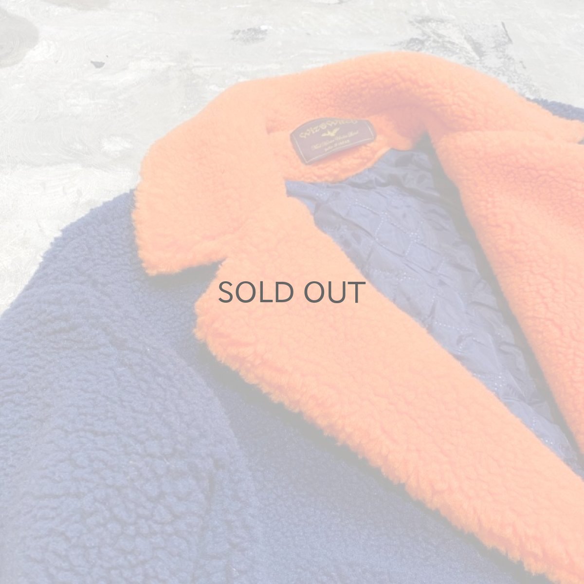 画像3: 【Wiz&Witch】BICOLOR BOA MIDDLE COAT / OS (3)