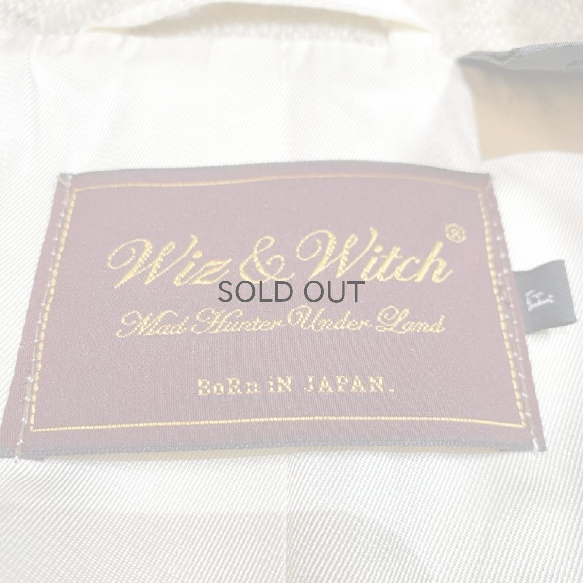 画像8: 【Wiz&Witch】"WEIRD" SHOULDER OFF TAYLOR JACKET / OS (8)