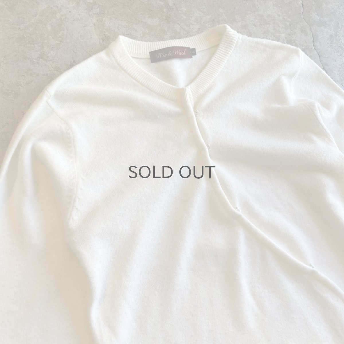 画像3: 【Wiz&Witch】"WEIRD" HOOK UP DEFORMATION CARDIGAN / OS (3)