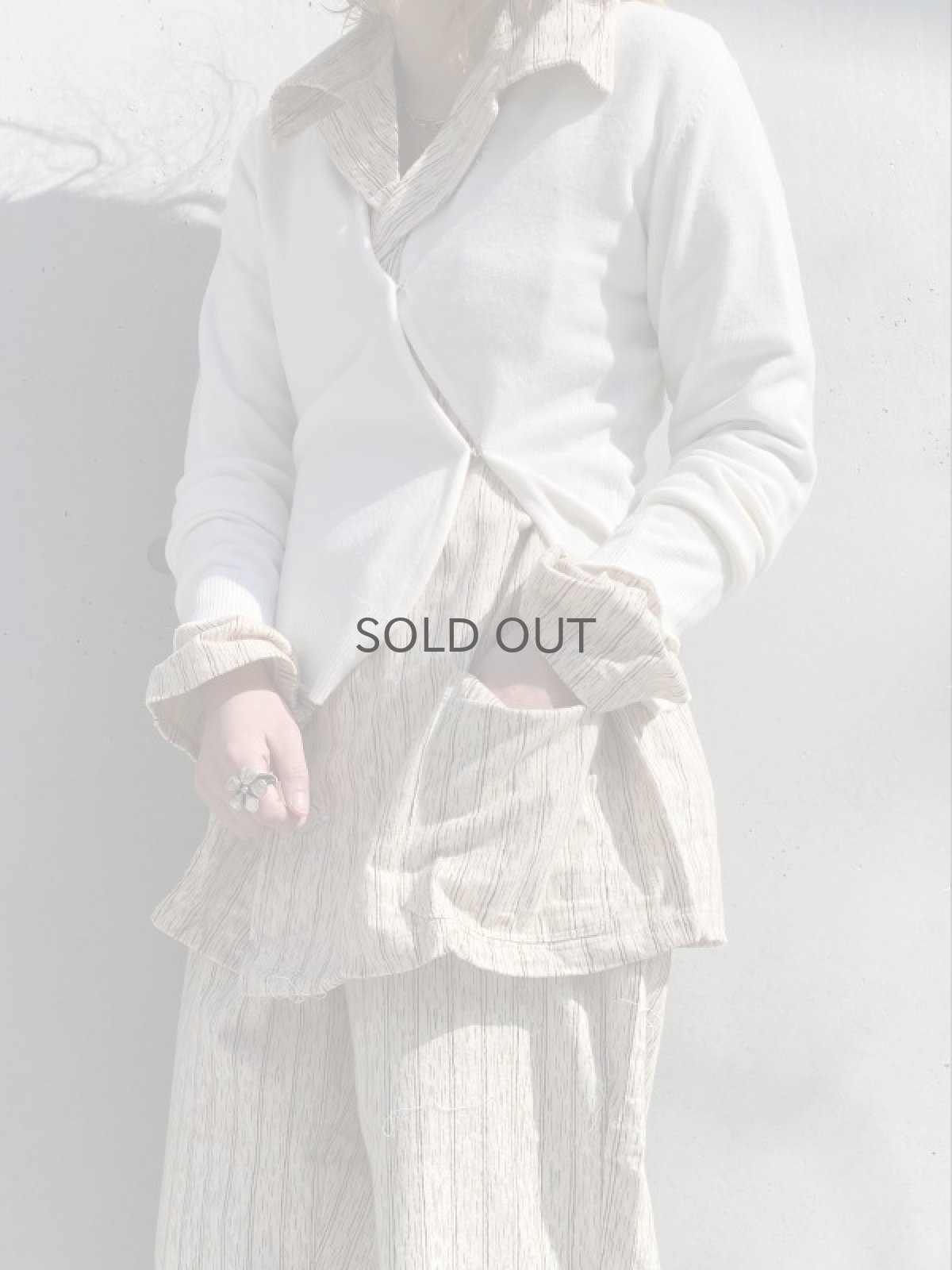 画像11: 【Wiz&Witch】"WEIRD" HOOK UP DEFORMATION CARDIGAN / OS (11)