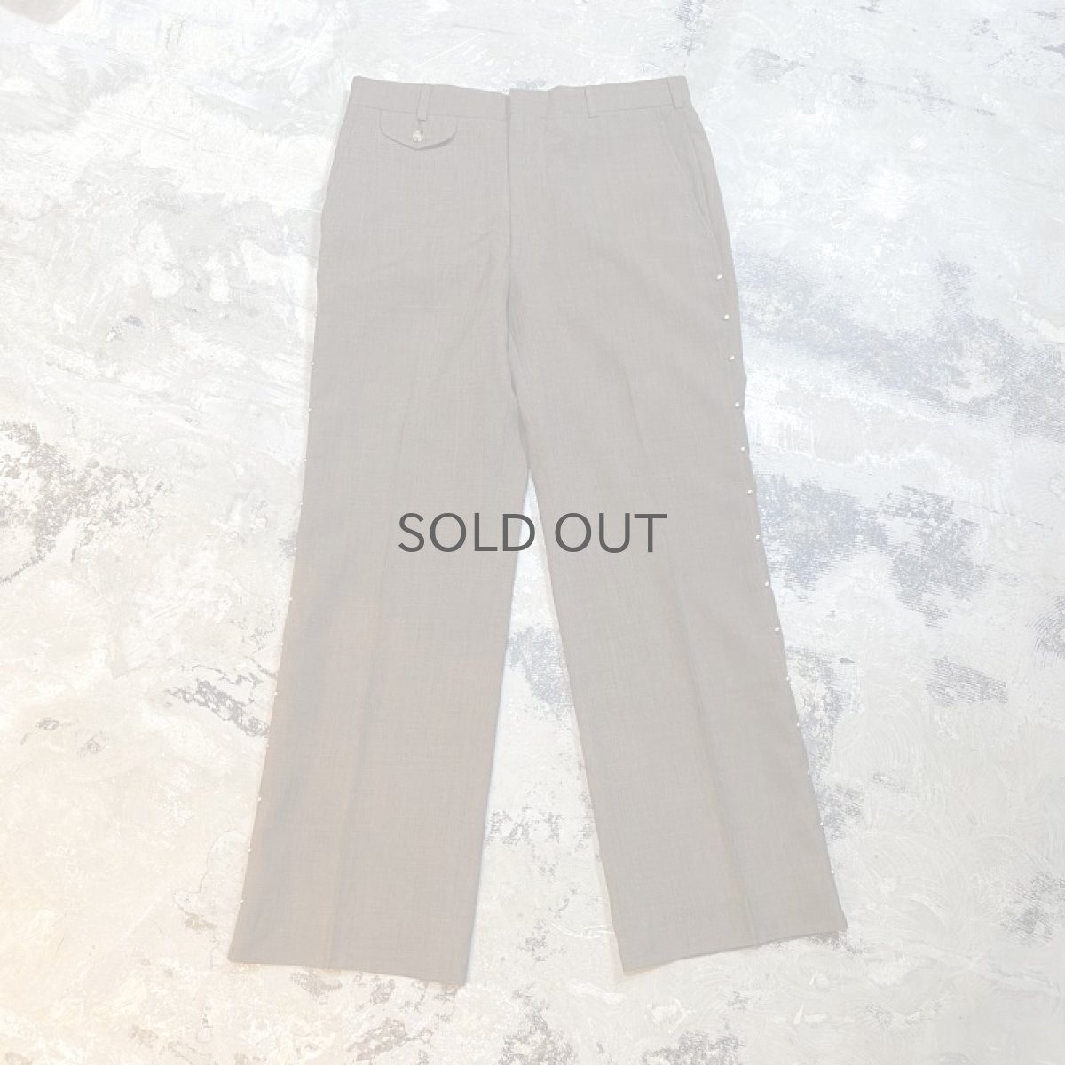 画像1: 【Wiz&Witch】"THE U.K" SIDE STUDS SLACKS PANTS / W31 (1)