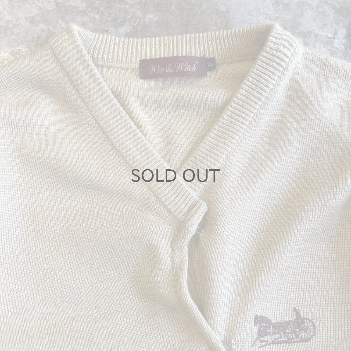 画像6: 【Wiz&Witch】"WEIRD" HOOK UP DEFORMATION CARDIGAN / OS (6)