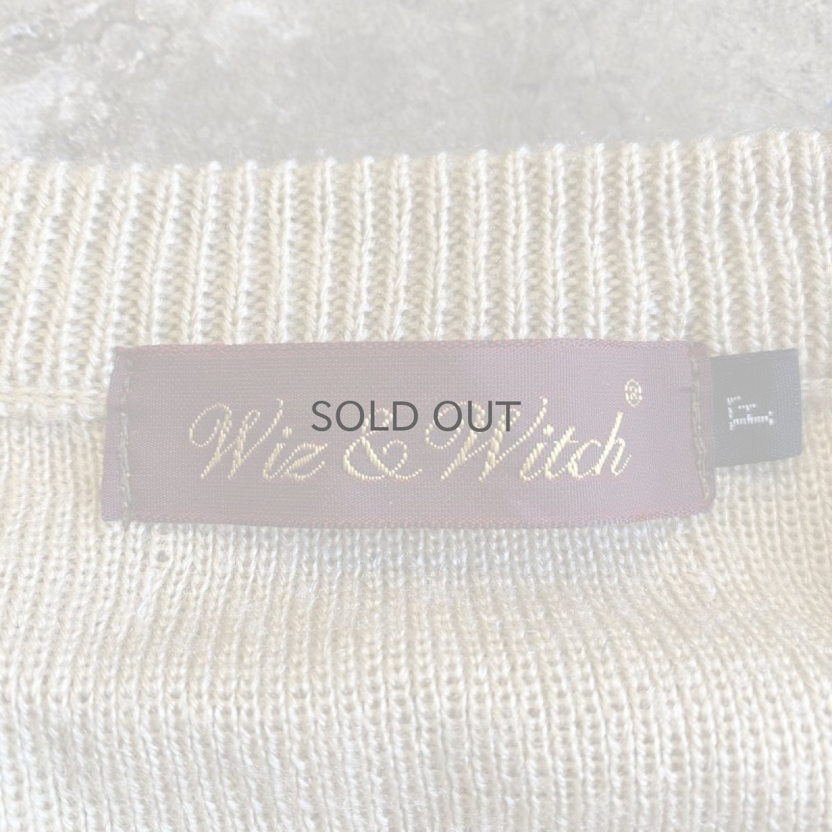 画像11: 【Wiz&Witch】"WEIRD" HOOK UP DEFORMATION CARDIGAN / OS (11)