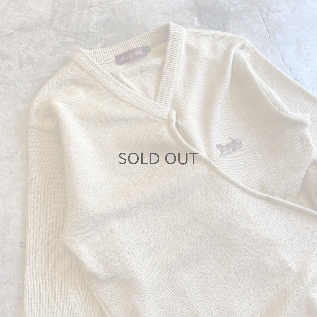 画像3: 【Wiz&Witch】"WEIRD" HOOK UP DEFORMATION CARDIGAN / OS (3)