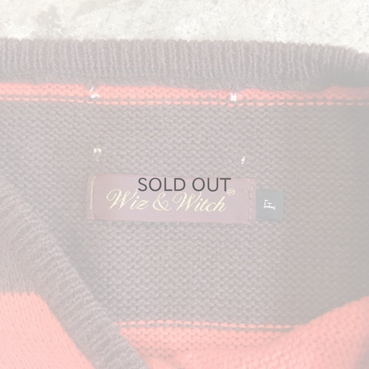 画像10: 【Wiz&Witch】"WEIRD" HOOK UP DEFORMATION CARDIGAN / OS (10)